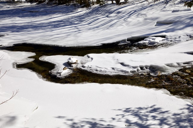 Late winter scenes on Megunticook and Sugarloaf. (Photo by Roger Wickenden)