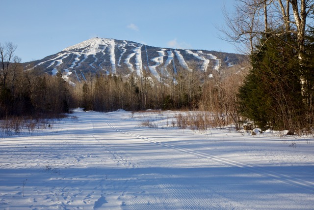 Late winter scenes on Megunticook and Sugarloaf. (Photo by Roger Wickenden)