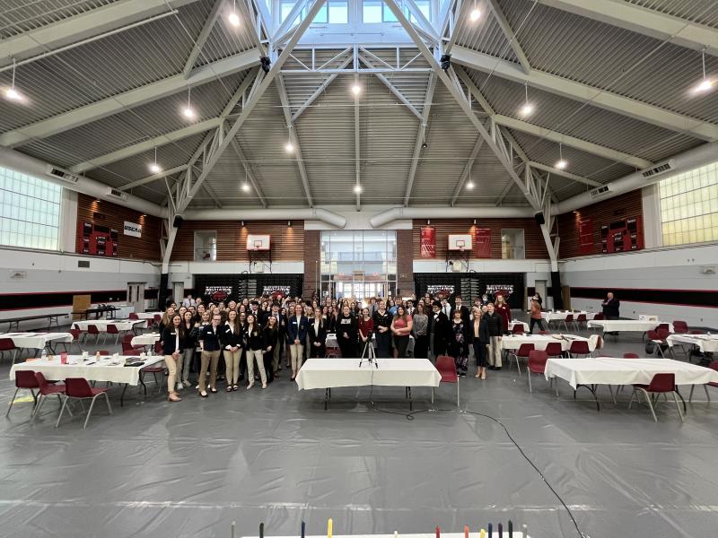 All Maine FBLA in-person attendees at the state conference.