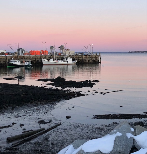 Rockland inner harbor. (Photo by Carolyn Kanicki)