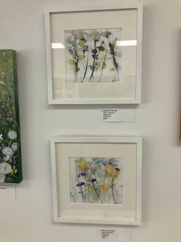 Bonnie Farmer “Wildflowers 2” RocklandPhoto by Kay Stephens