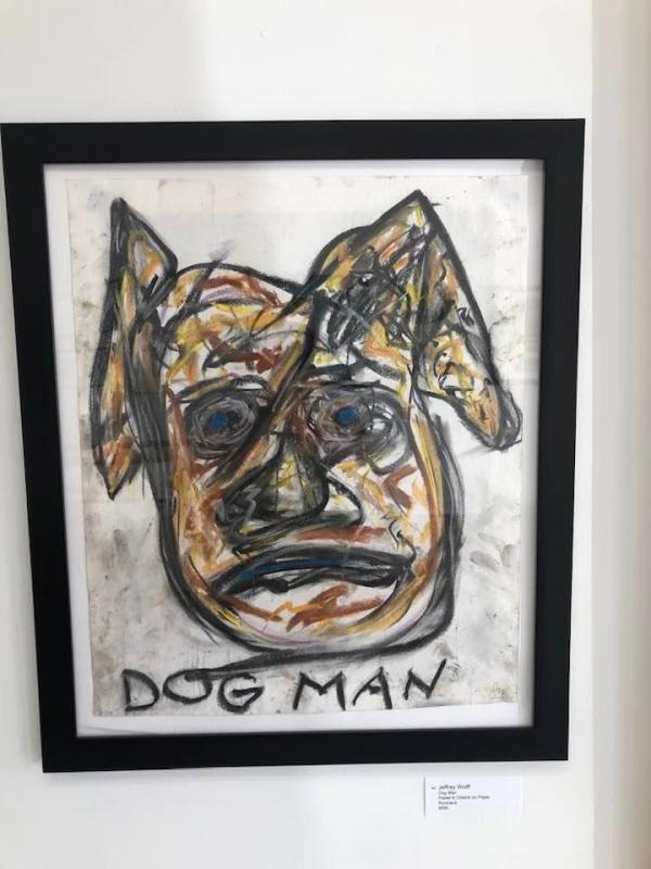 Jeffrey Wolff “Dog Man” Rockland Photo by Kay Stephens