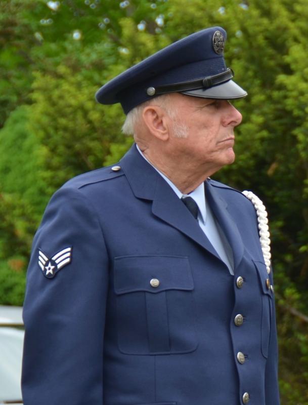 Rosey Gerry, of Lincolnville, directed the Honor Guard.