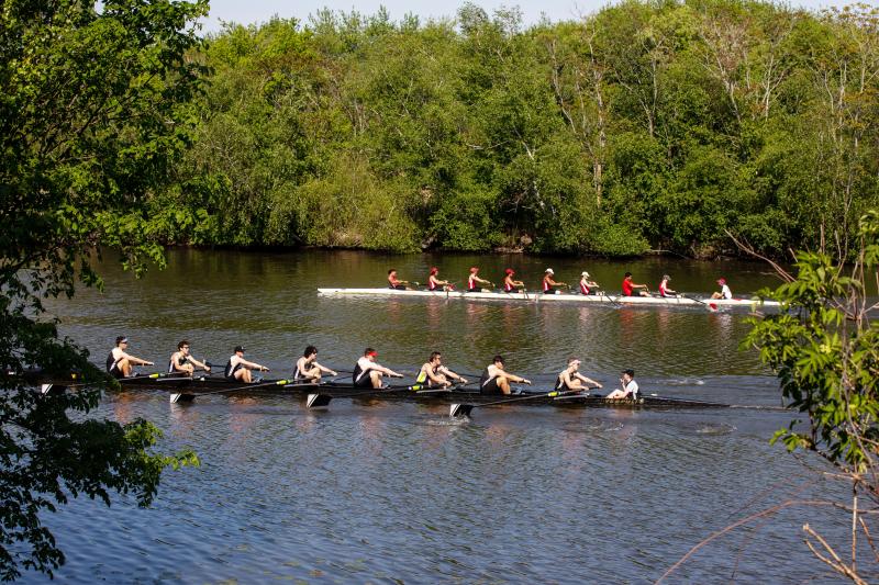The boys 8+ team in the finals. (Photo courtesy Allison Langley)