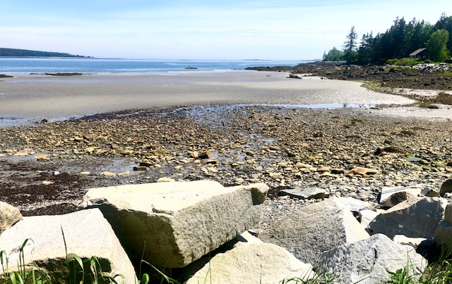Low tide at Drift In Beach. (Photo by Carolyn Kanicki)