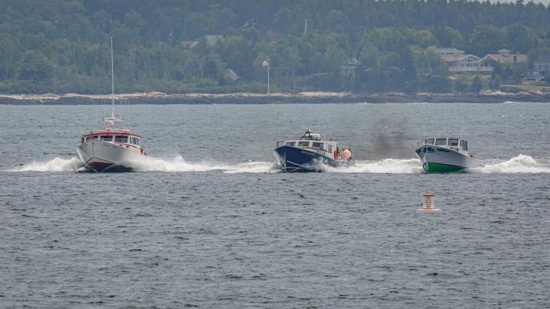 Lobster boat racing is wicked good fun and full of the unexpected. Season starts here June 18. Michael Leonard photo