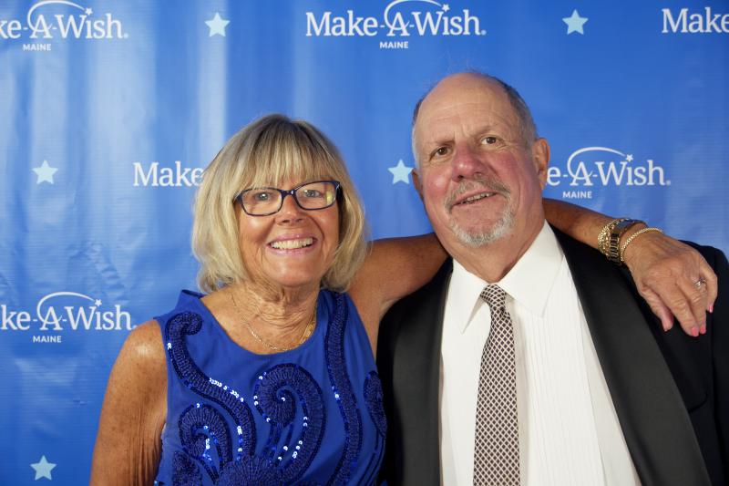 Meredith and Bruce Leiter. (Photo courtesy Make-A-Wish Maine)