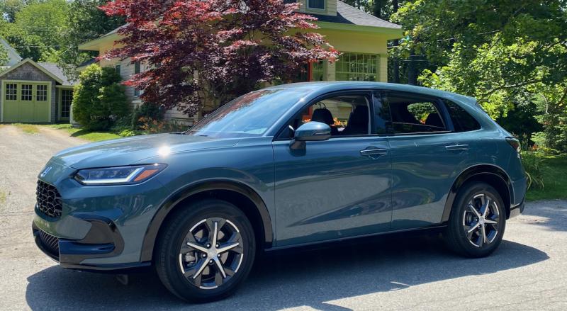 With the re-engineered, more stylish HR-V, Honda has once again pulled off its bigger-inside-than-out magic. This color is Nordic Forest.