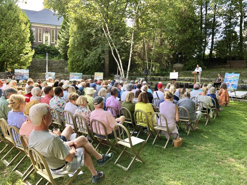 More than $55,000 was raised to benefit the Camden Public Library and support the library's Campaign for the Future. (Photo courtesy Camden Public Library)