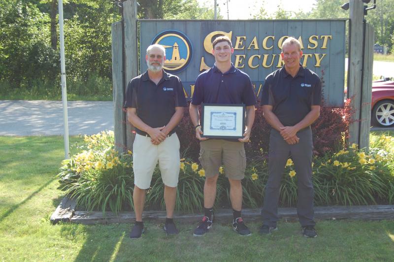 From left to right Scott Haynes, Dominic Athearn, Stephen Haynes. (Photo courtesy Seacoast Security, Inc.)