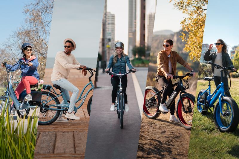 Pedego’s full line of Adventure and Cruiser models. ebike, electricbike, electric_bike, electric_vehicles, pedego, pedego boothbay harbor, maine, boothbay harbor