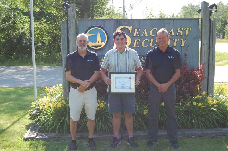 From left to right Scott Haynes, Lucas Castles, Stephen Haynes. (Photo courtesy Seacoast Security, Inc.)
