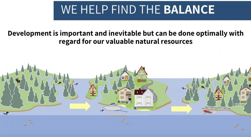 In a set of slides presented to the Camden Select Board Aug. 23 at a regularly scheduled meeting, FB Environmental Consultant Forrest Bell said his company believes a balance between environmental protection and economic vitality is attainable. “One hundred years ago, we came and developed and didn’t understand the impacts to natural resources,” he said. The work is to find the balance: “It’s there. I’ve seen it work many times.”