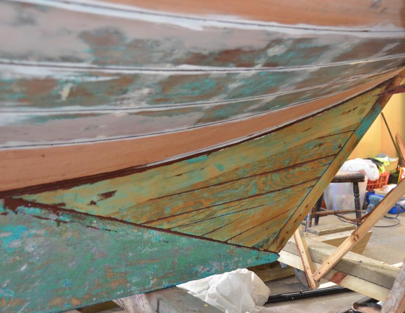 The design and engineering of the Herreshoff 12½ creates a reverse curve where the hull meets the keel, making for a more efficient flow of water beneath the boat.