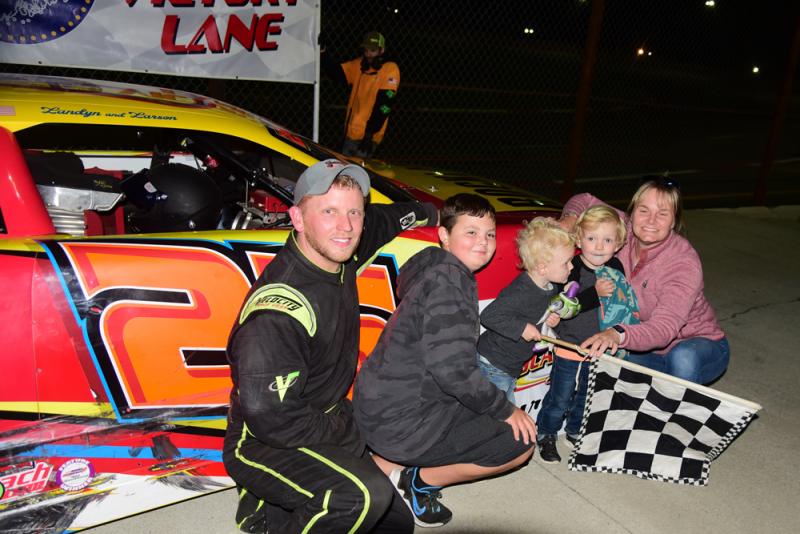 Late Model winner Will Collins. Peter Taylor photo
