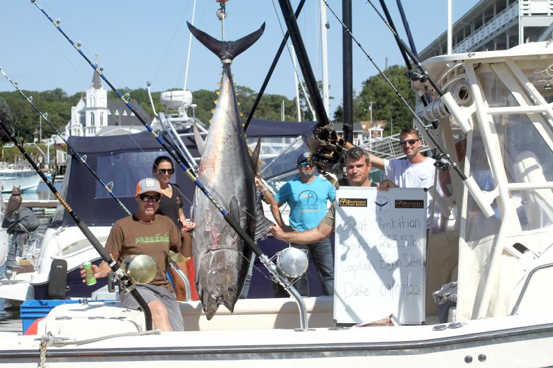 Brian Salter’s catch. STEVE EDWARDS/Boothbay Register