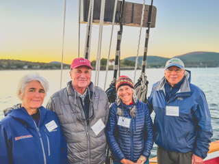 Jennifer Matthews from Hurricane Island Center for Science and Leadership with S.E.A. Advisory Board members Des FitzGerald, Esperanza Stancioff and Jeff Runge