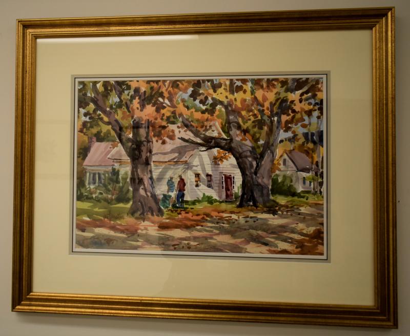 “Fall Time In Vermont” - watercolor - Tony van Hasselt AWS Tony van Hasselt AWS