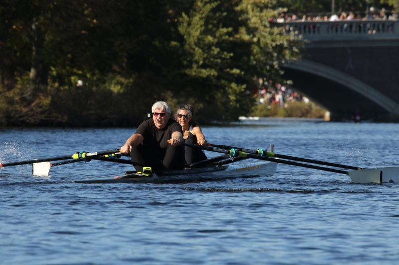 Don Seales and Meg Webb. (Photo by Sport Graphics)