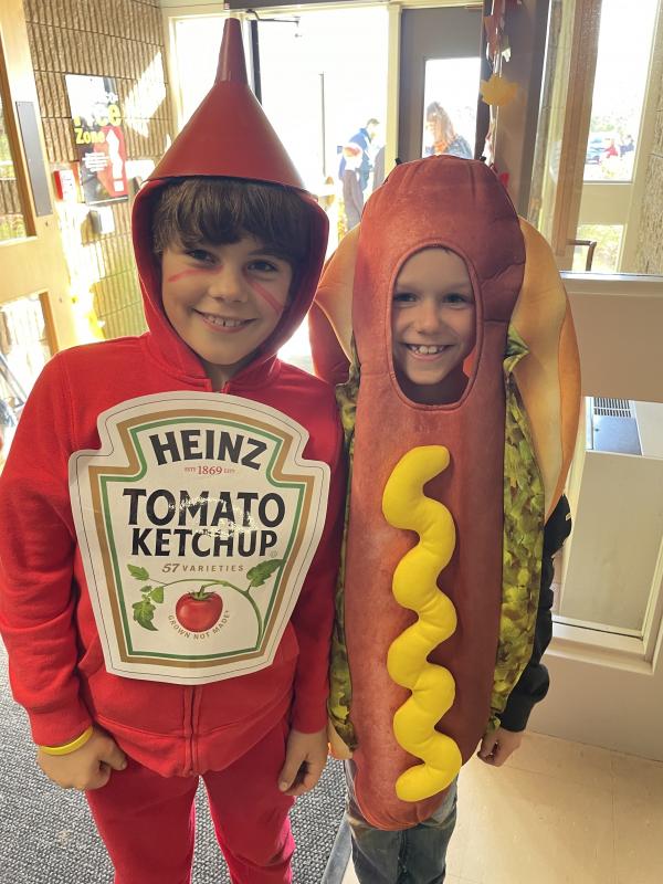 Ray Gardner and Aden Daniello. (Photo courtesy Thomaston Grammar School)