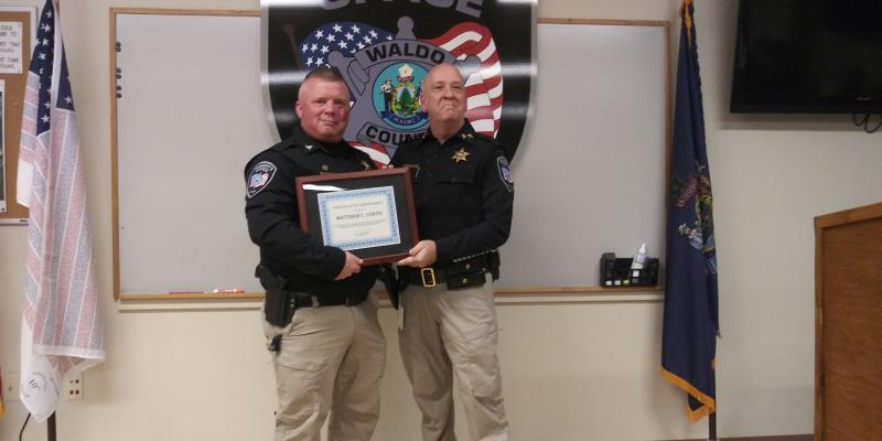Sheriff Trundy and Chief Deputy Curtis. (photo by Erica Thoms)