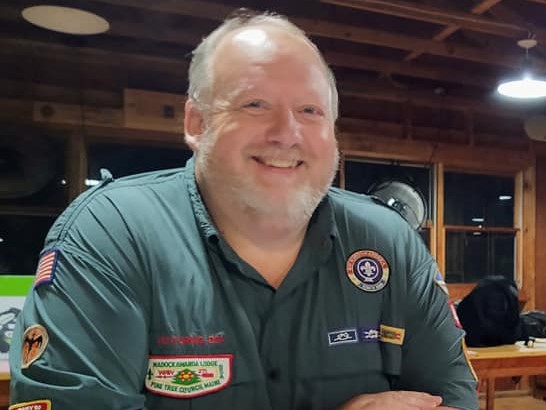 Kennebec Valley District Commissioner Eric Handley, of Sidney. (Photo courtesy Chuck Mahaleris)