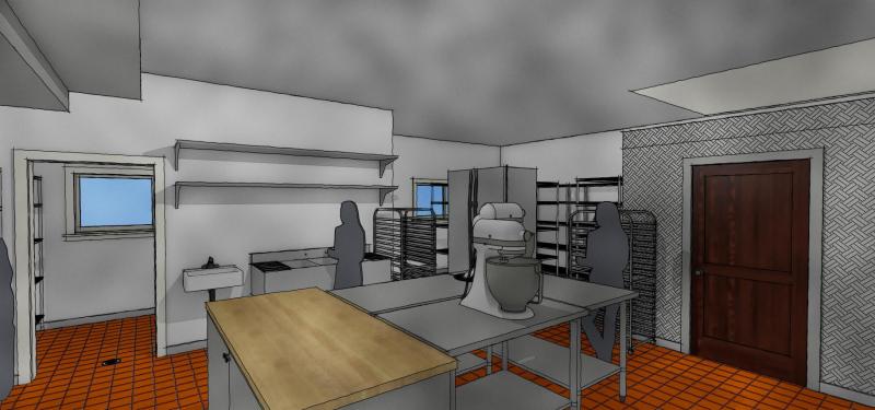 Artist’s rendition of future KC Gleaners Kitchen in Union