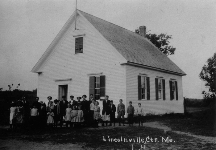 The Center School, operating as intended. (Photo courtesy of The Lincolnville Library) School