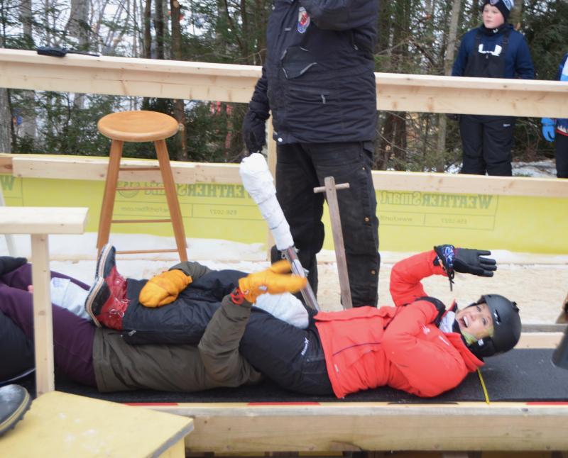 Sarah Maxcy is a pro toboggan championship participant, placing in the winner’s circle often.