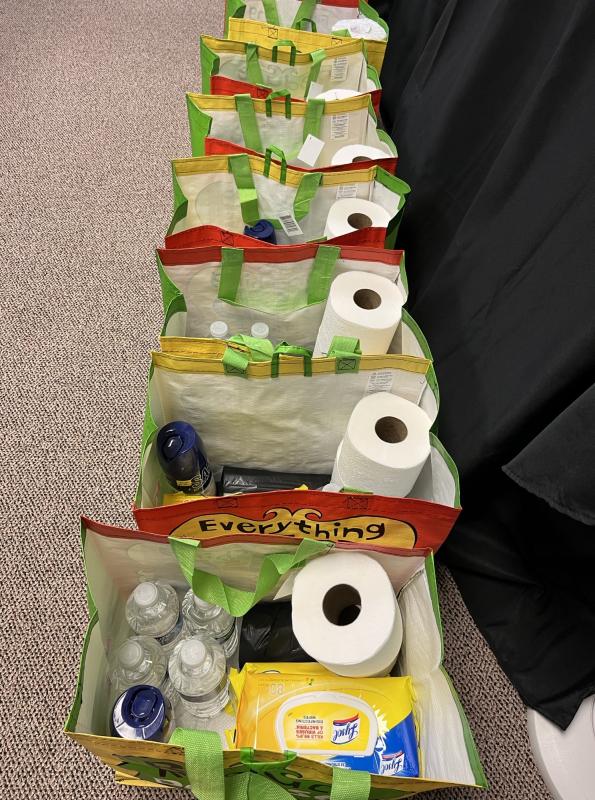 Packing bags. (Photo courtesy Jessica Breithaupt)