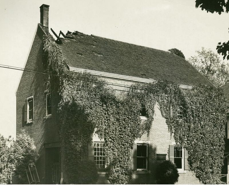 The funeral home after the fire of 1950. (Image courtesy Camden Historic Resources Committee)