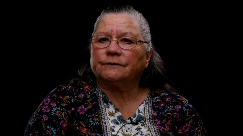 Carol Dana, Penobscot Elder and Language Master. (Photo by Chek Wingo for Sunlight Media Collective)