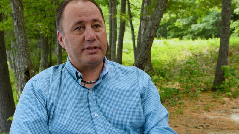 Chief Kirk Francis of the Penobscot Nation. (Photo by Chek Wingo for Sunlight Media Collective)