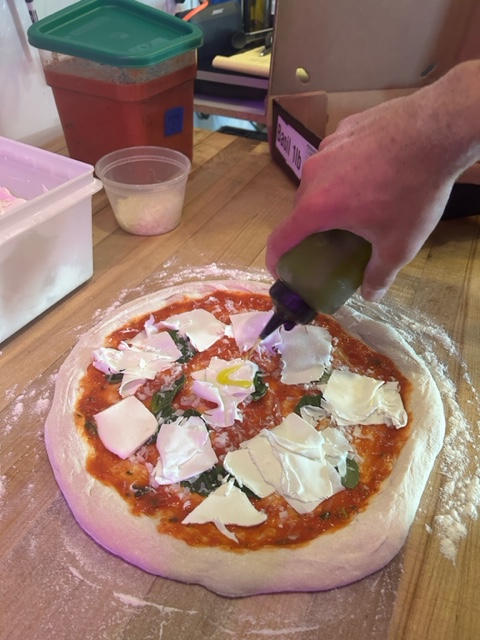 Margherita pizza. Photo courtesy Gabriela Acero