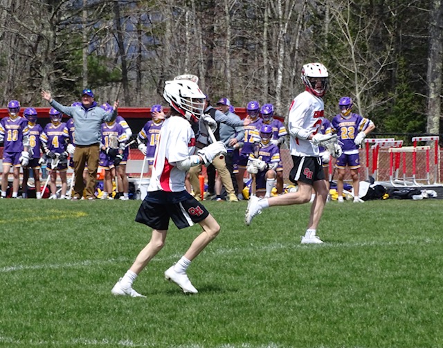 Camden Hills in its game against Cheverus. Photo by Ann Pixley.