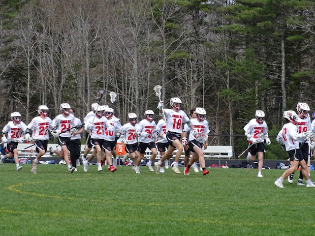 Camden Hills in its game against Cheverus. Photo by Ann Pixley.