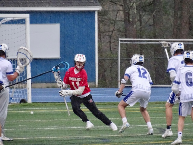 Camden Hills in its contest against Morse. Photo by Ann Pixley.