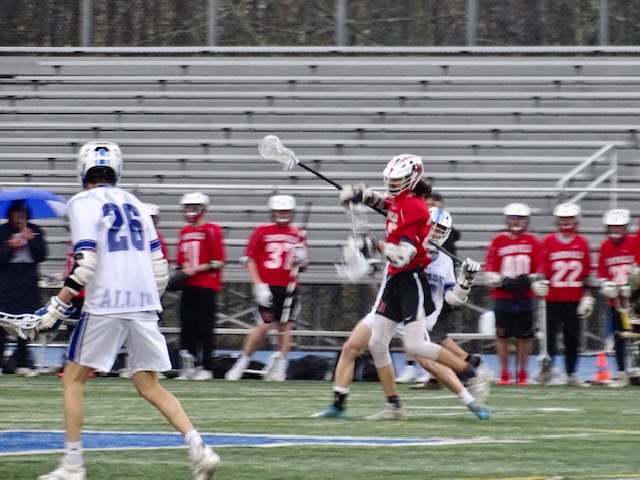 Camden Hills in its contest against Morse. Photo by Ann Pixley.