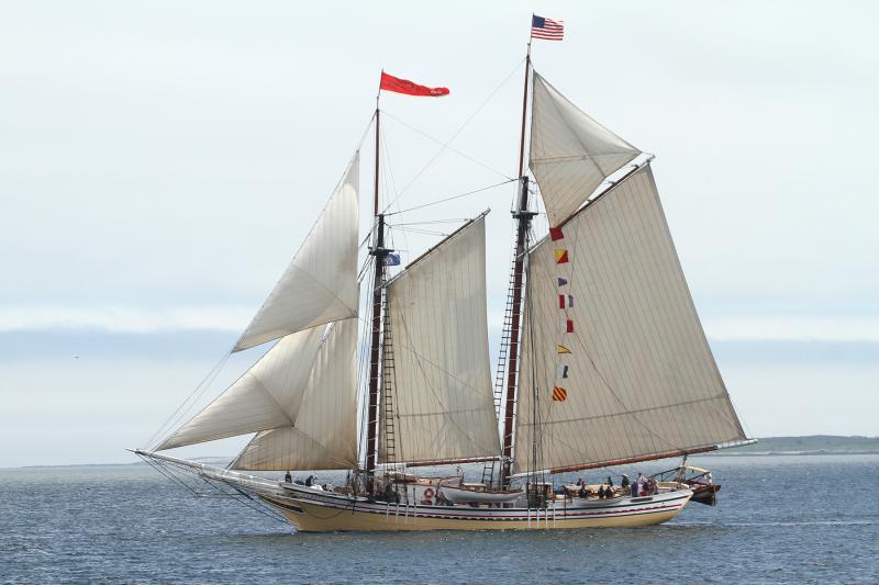 Heritage returns for another Boothbay Harbor Windjammer Days Festival in 2023. She has been among the visiting ships since the early years. File photo