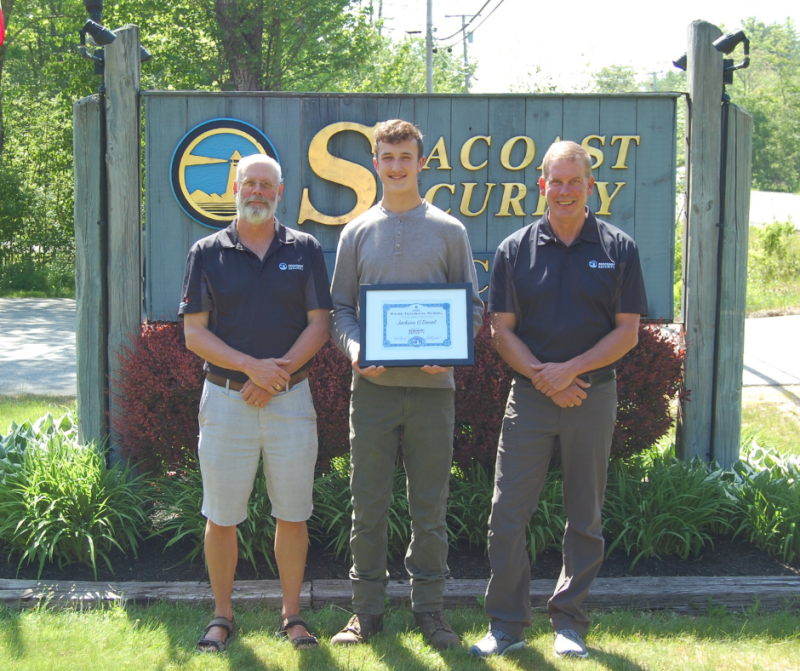 (From Left To Right) Scott Haynes, Jackson O’Donal, Stephen Haynes. (Photo courtesy Seacoast Security, Inc.)