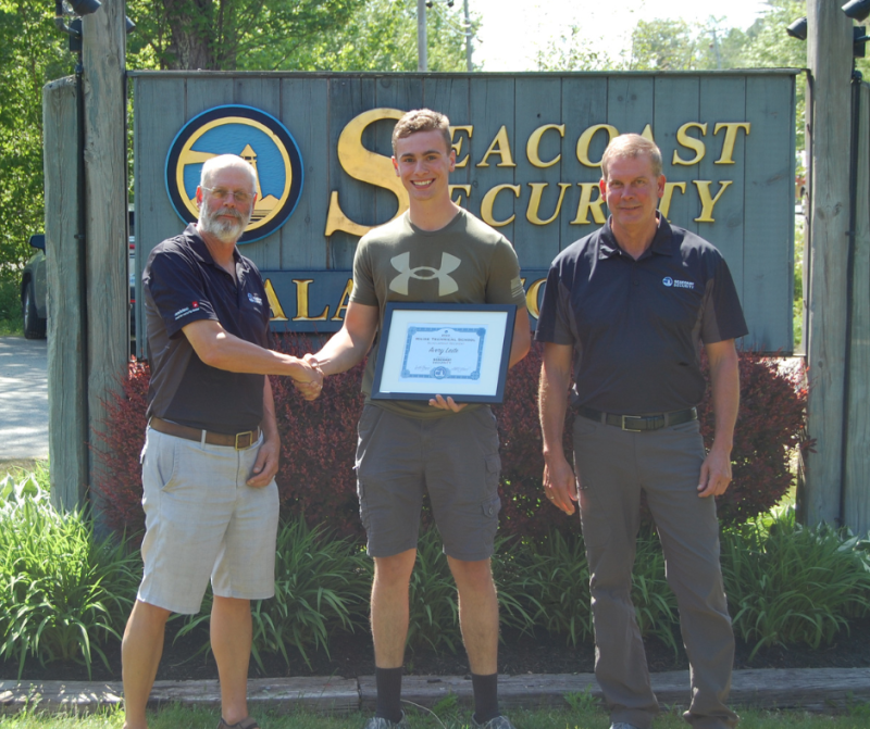 (From Left To Right) Scott Haynes, Avery Laite, Stephen Haynes. (Photo courtesy Seacoast Security, Inc.)
