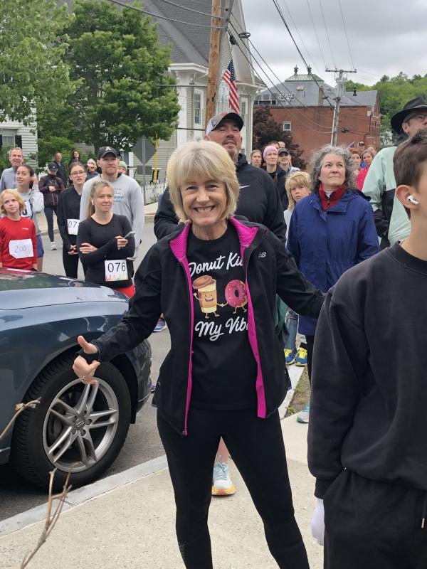Rep. Vicki Doudera, who represents Camden and Rockport in Augusta, is at the Dash. (Photo courtesy Rockport Public Library)