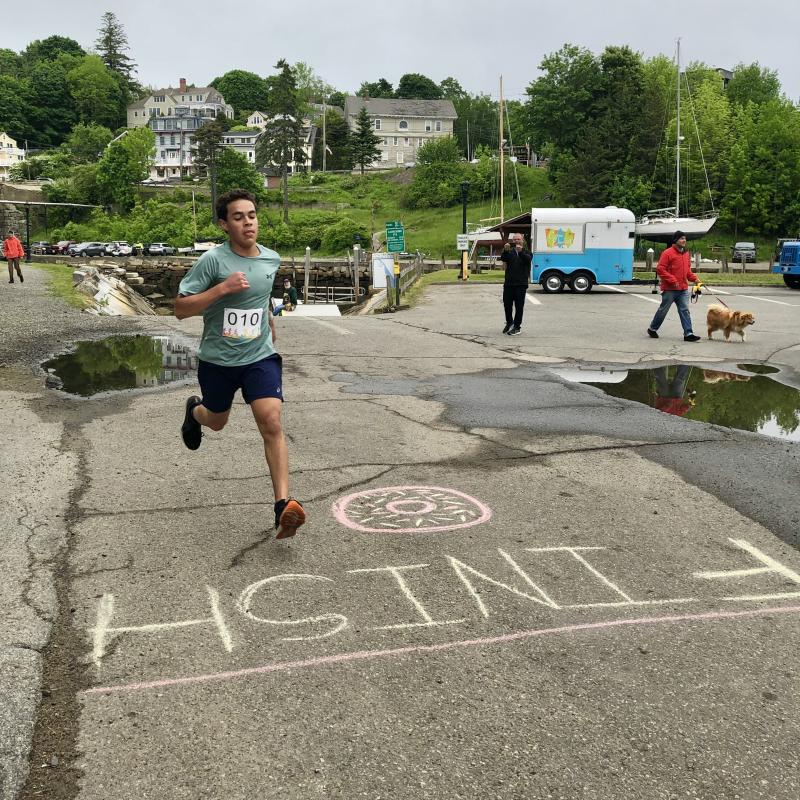 Graham Stoughton is the male winner in the 13-18 age group. (Photo courtesy Rockport Public Library)