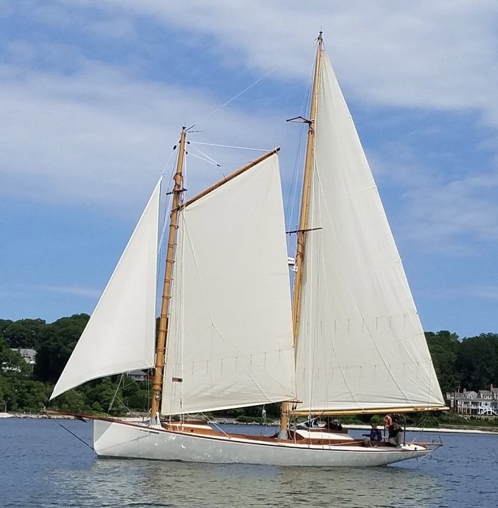 Valora is the new schooner in Boothbay Harbor. The owner/captain is Doug Goldhirsch. Look for her during the 61st Boothbay Harbor Windjammer Days! Courtesy photo