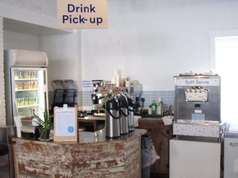 A new drink, ice cream, and espresso station have also been placed in the corner. Photo by Kay Stephens
