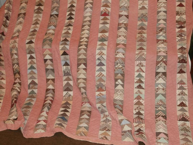 Flying geese quilt (Photo courtesy Janet Kelsey)