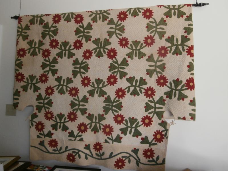 President’s Wreath Appliqué quilt, 1850s (Photo courtesy Janet Kelsey)