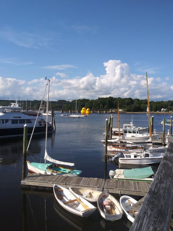 Giant inflatable ducks return to Belfast Harbor in Maine for a third year