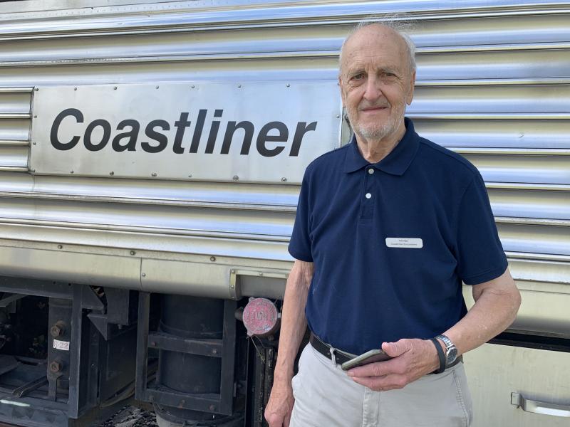 Midcoast Railservice founder and vice president George Betke. SUSAN JOHNS/Wiscasset Newspaper