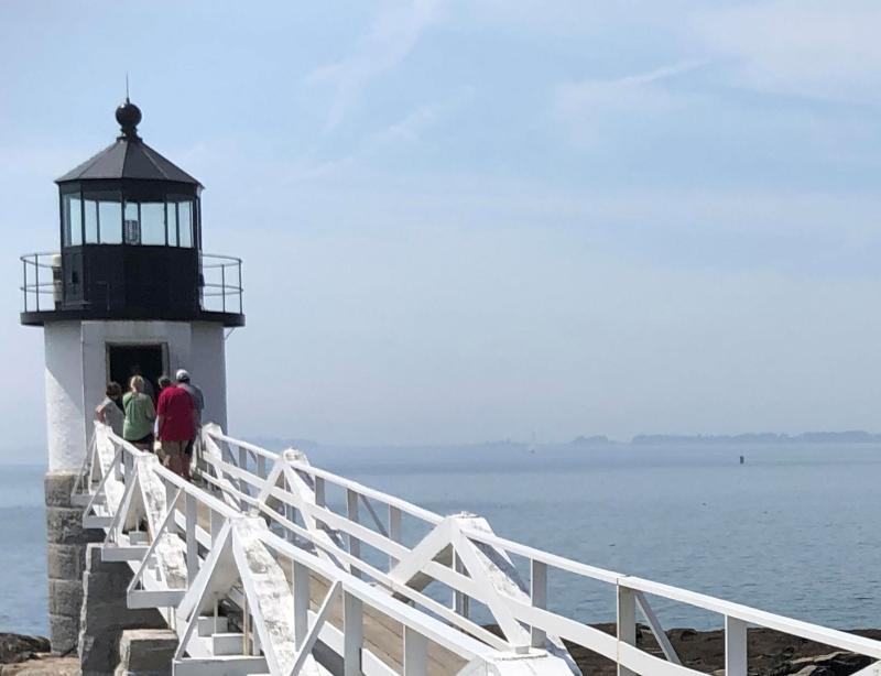 Marshall Point Lighthouse as seen on the last National Lighthouse Day in 2022. Photo by Kay Stephens
